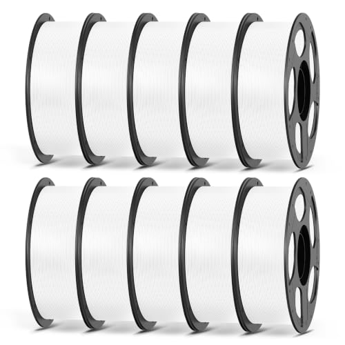 ANYCUBIC PLA Filament 1.75mm, 3D Printer Filament, Intelligent Identification, Dimensional Accuracy +/- 0.02mm, 10 Pack 