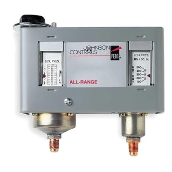 Johnson Controls P170LB-1C Dual Pressure Control, SPST