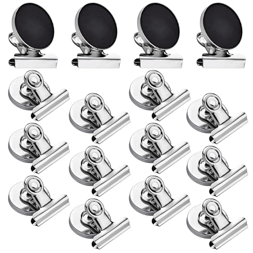 12 clips magnéticos fuertes y sin arañazos para organización, decoración y todas las necesidades de la vida