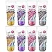 Epielle Assorted Hologram Peel-Off Mask 2-Silver, 2-Gold, 2-Berries, 2-Rose Petal (8 Single-Use Packs) (Not Tube)