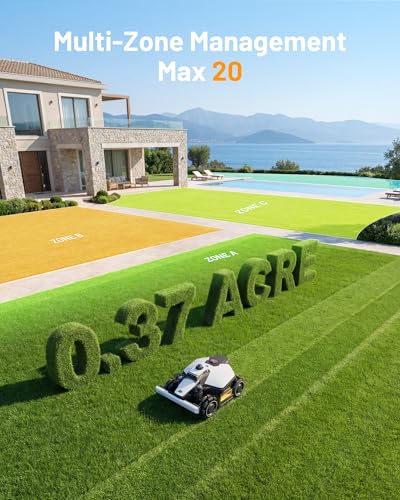 (2026 Upgrade) Mammotion LUBA mini 2 AWD 1500H Robot Lawn Mower, for 0.37 Acres, 360° LiDAR+Dual-Camera AI Vision, 80% Slope, DropMow, Cutting Height 2.2"-4.0" - Image 8