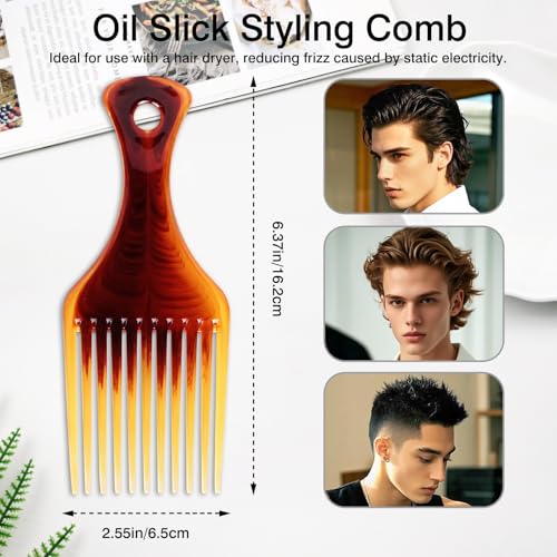 Set de 4 Peines Anchos para Cabello Rizado miniatura 4