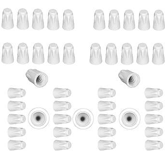 40 Pieces Ceramic Wire Nuts Connector, 22-10 AWG High Temp Wire Connectors, Twist Wire Caps and Connectors for Quick Connection