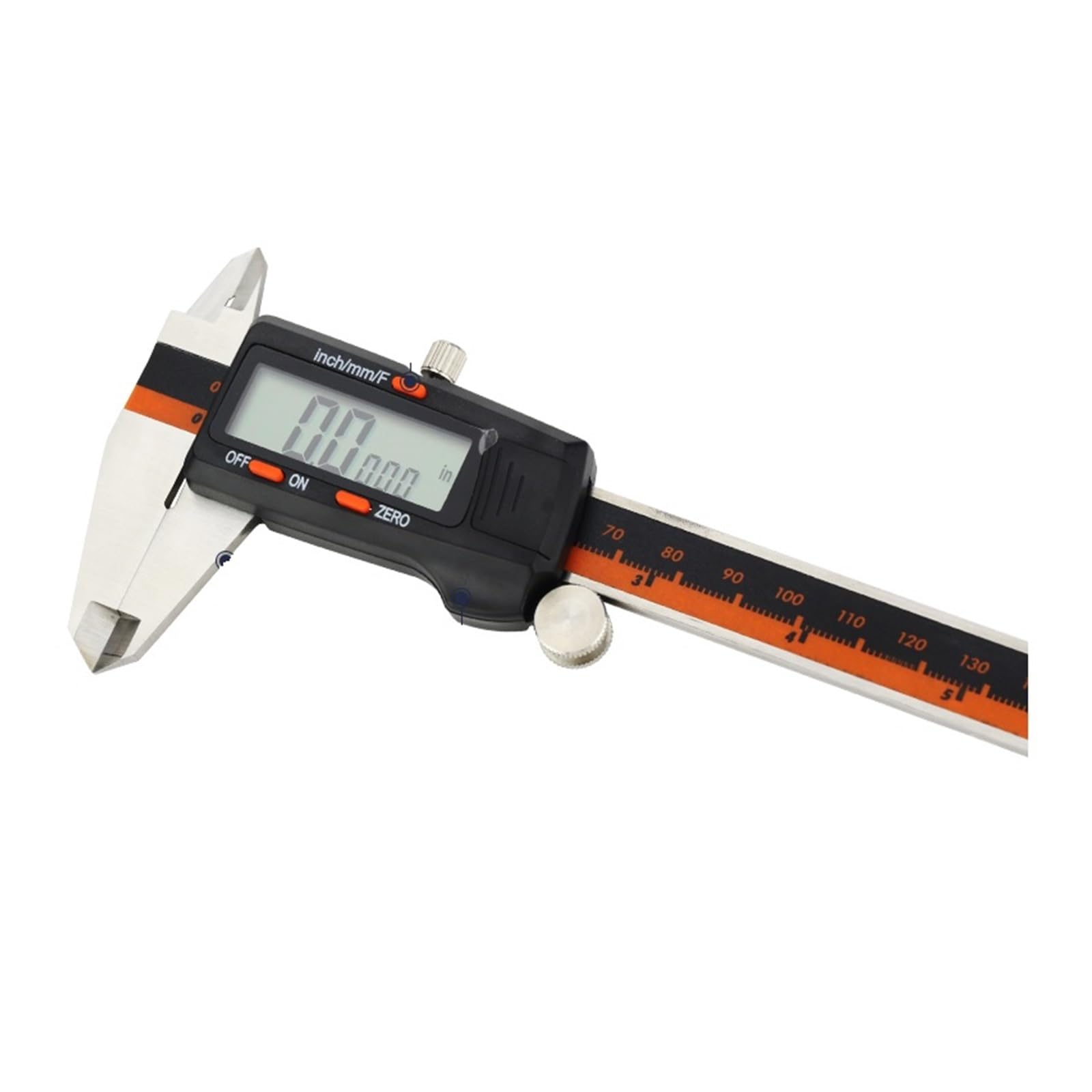 BDAYEK Vernier calipers Light Caliper With Night Display Digital Metal Stainless Steel MaterialGauge Depth Measuring Tools 0-150mm/6In(Fraction Caliper)