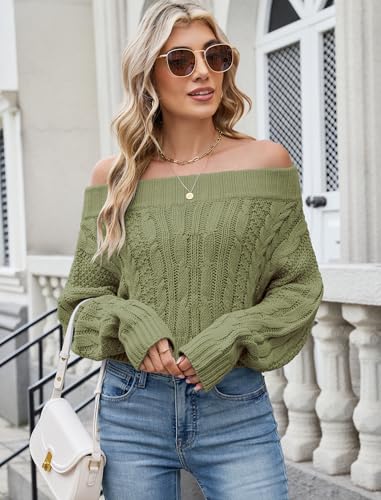Image of ZAFUL Women V Neck Button Knit Crop Sweaters Batwing Sleeve V Back Ribbed Hem Pullover Sweater
