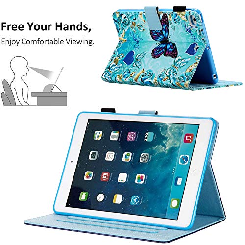 Étui pour iPad Mini 1-5, coque protection portefeuille avec support intelligent - 4