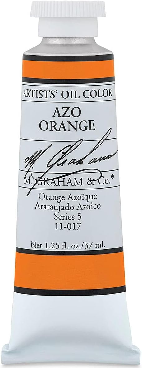 M. Graham & Co. GRM-11-017 Oil Paint, AZO Orange