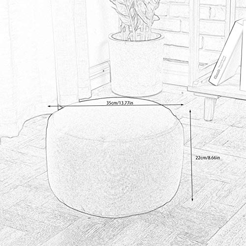 Pouf ottoman déhoussable et lavable pour un confort durable