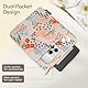 Dadanism 6-7 Daisy Embroidery Tasche Sleeve für 7 Der Neue Kindle Paperwhite und Kindle Colorsoft Signature Edition, 6 Kindle, 6,8 Kindle Paperwhite, Kobo/Tolino eReader, Beige Blumen