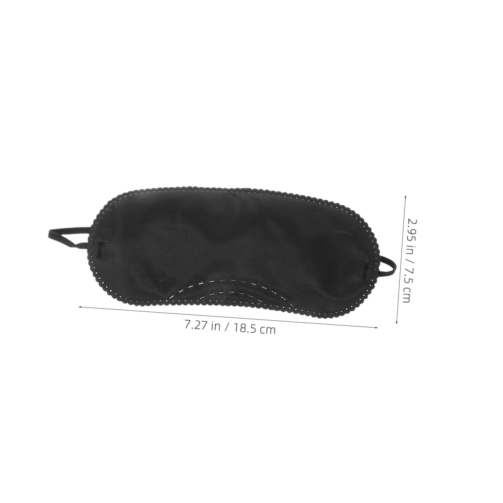 12 Pezzi Maschera per Gli Occhi da Gioco in Tessuto Morbido Regolabile per Party E Riunioni Familiari Design Unico per Atmosfera di Gioco Nero 18.5X7.5Cm