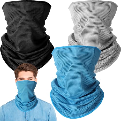 Handepo Summer Cooling Neck Gaiter Neck Wraps UV Sun Protection Bandana Cover, Multiple Ways to Wear Headband or Face Mask