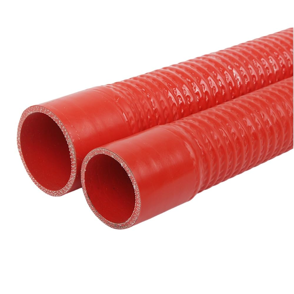Tubo Flessibile in Silicone Rosso Resistente alle Alte Temperature - Condotto di aspirazione e Scarico Flessibile per Uso automobilistico, Tubo di Raffreddamento e Riscaldamento Freni da 38