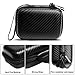 Hard Case for Carson MicroBrite Plus Pocket Microscope (MM-300 or MM-300MU) and MicroFlip (MP-250 or MP-250MU) Travel Storage Carrying Include Carabiner and Strap by Jiusion