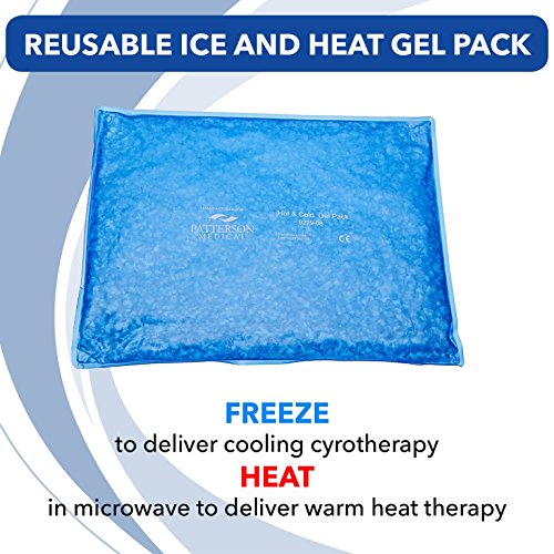 Image of Performa Reusable Ice & Heat Gel Packs, Large Flexible Ice & Heat Pads for Knee, Shoulder, Ankle, Back, Hot or Cold Compression Therapy for Injuries & Recovery, Case of 6, 11 inch x 14 inch