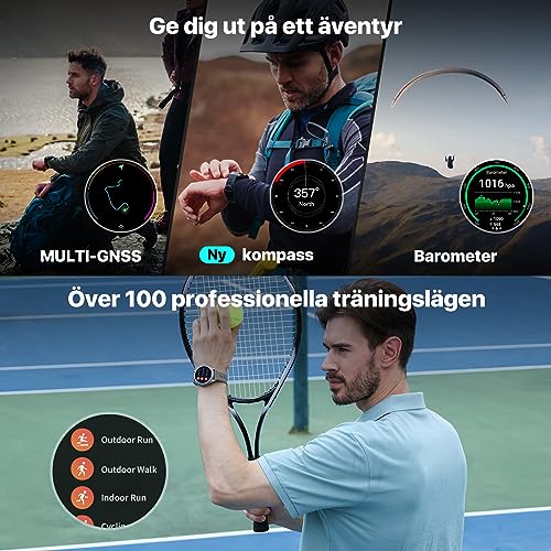 Ticwatch Pro 5: Smartklocka för män med 80 timmars batteri