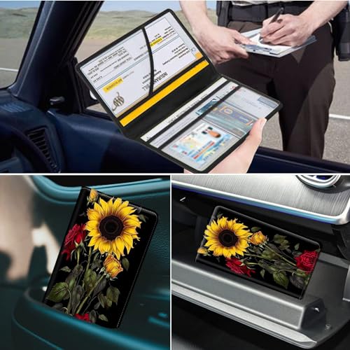 Organizador de auto piel duro miniatura 7