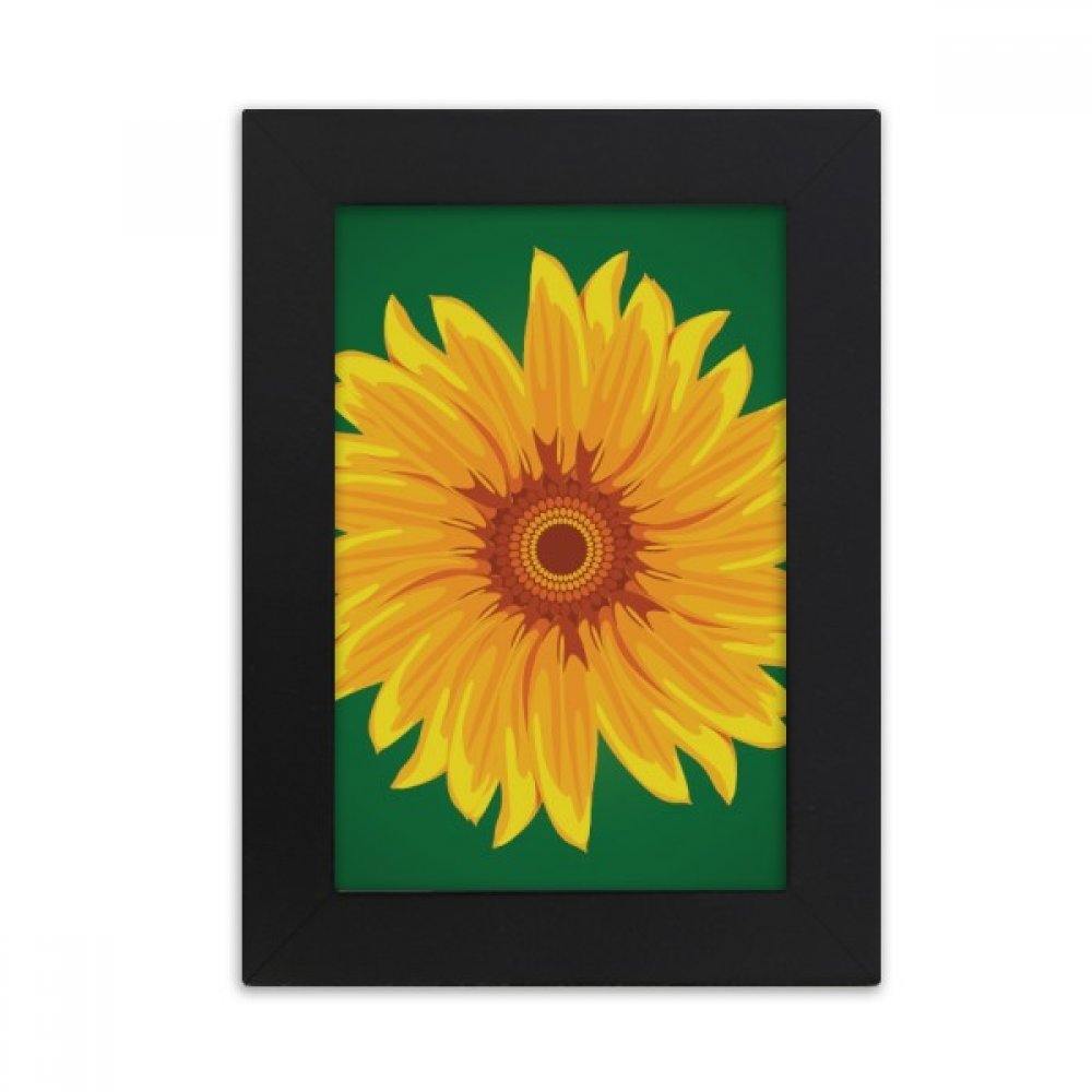 Cadre Photo Noir 5X7 Pouces Bureau Tournesol Jaune DIYthinker Décoration