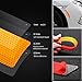 muekzru 2PCS Car Reflective Trim Side Marker Stickers,Automotive Exterior Accessories Reflector Guard for Car SUV Pickup Truck Wheel Well Arch or Side Bumper Fenders,Outdoor Safety Reflective Strips