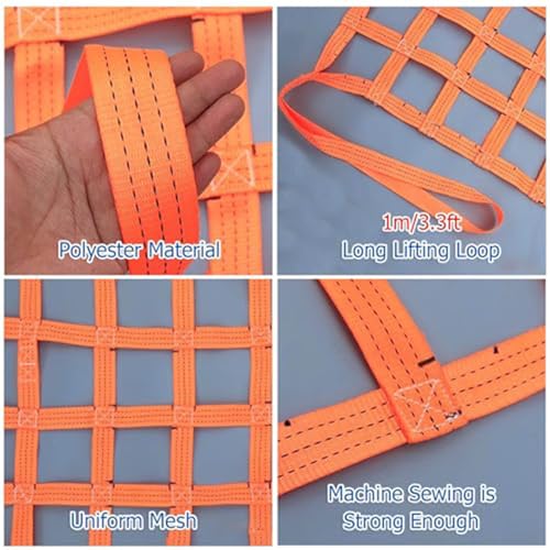 Sangles de levage de sécurité robustes 2 tonnes avec sangle élastique pour remorques de SUV