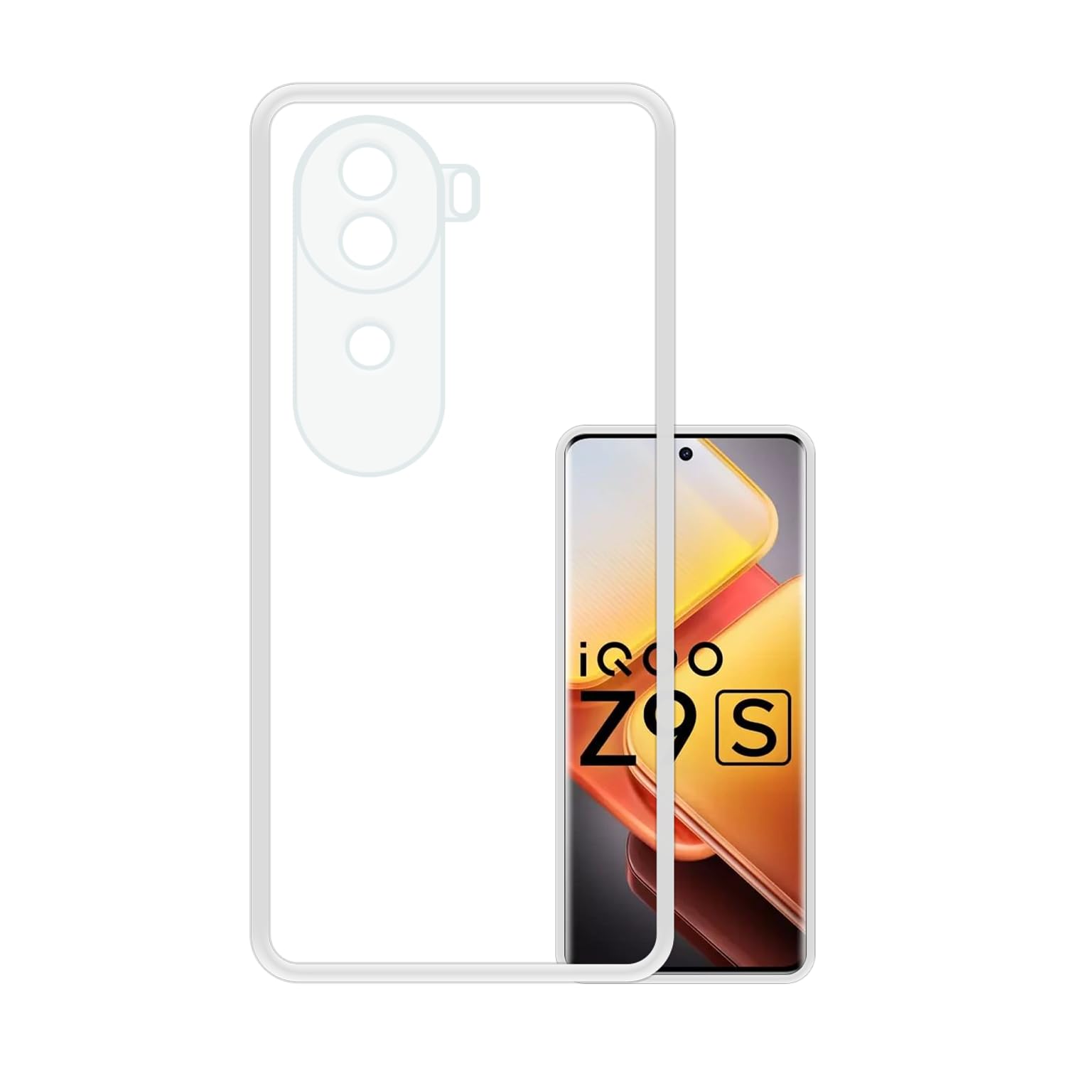 VIDO Transparent Back Case Cover for iQOO Z9s 5G (Soft & Flexible & Camera Protection Back Case) (B0DFWXJJ9H) Amazon Price History, Amazon Price Tracker