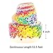 Youngever 52.5 ft Bulletin Board Borders Confetti Border for Classroom Decoration