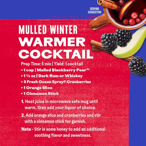 Ocean Spray Mulled Blackbery Pear Juice Drink, 60 Fl Oz Bottle (Pack of 1) - Thumbnail 6