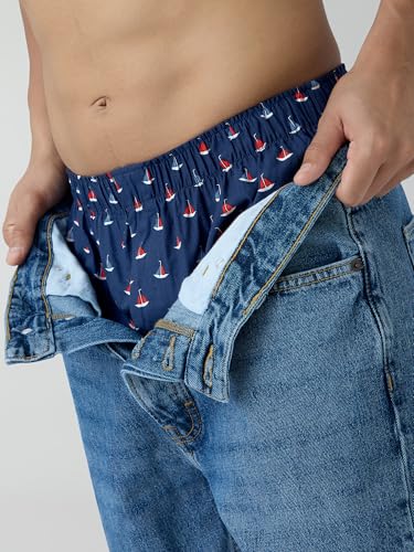 Image of XYXX Men's Remix Regular Fit Cotton Printed Boxer with Dual Pocket & No Marks Waistband (Pack of 2)