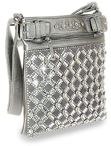 Cross Gem Sparkle Cross Body Bag