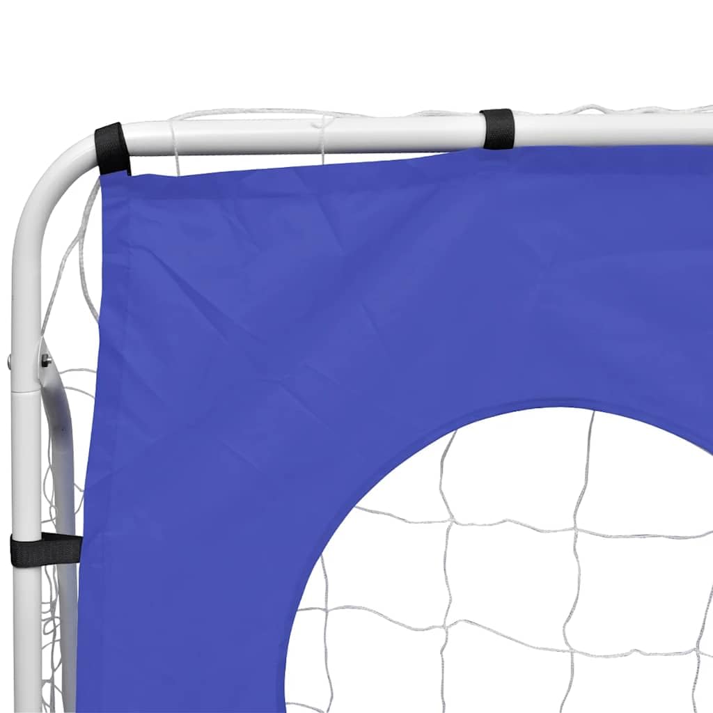 Generico Porta da Calcio e Telone con Buchi per Allenamento 240x92x150cm