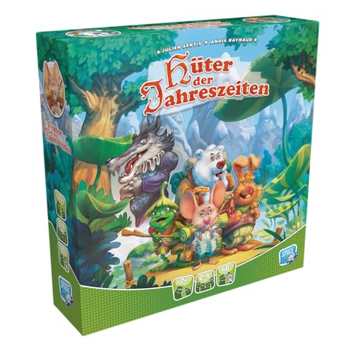 Space Cow, Hüter der Jahreszeiten, Familienspiel, Brettspiel, 2-4 Spieler, Ab 7+ Jahren, 40 Minuten, Deutsch