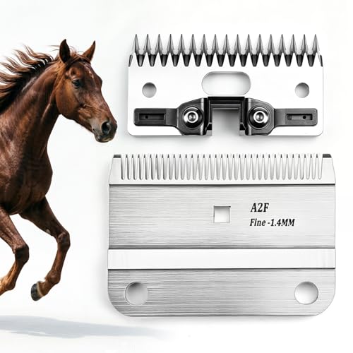 BFLEPATI Professional A2F/AC Fine Blade (1.4mm | 3/64) for Equine & Livestock Compatible with Lister Star/Legend/Liberty/Fusion Clippers