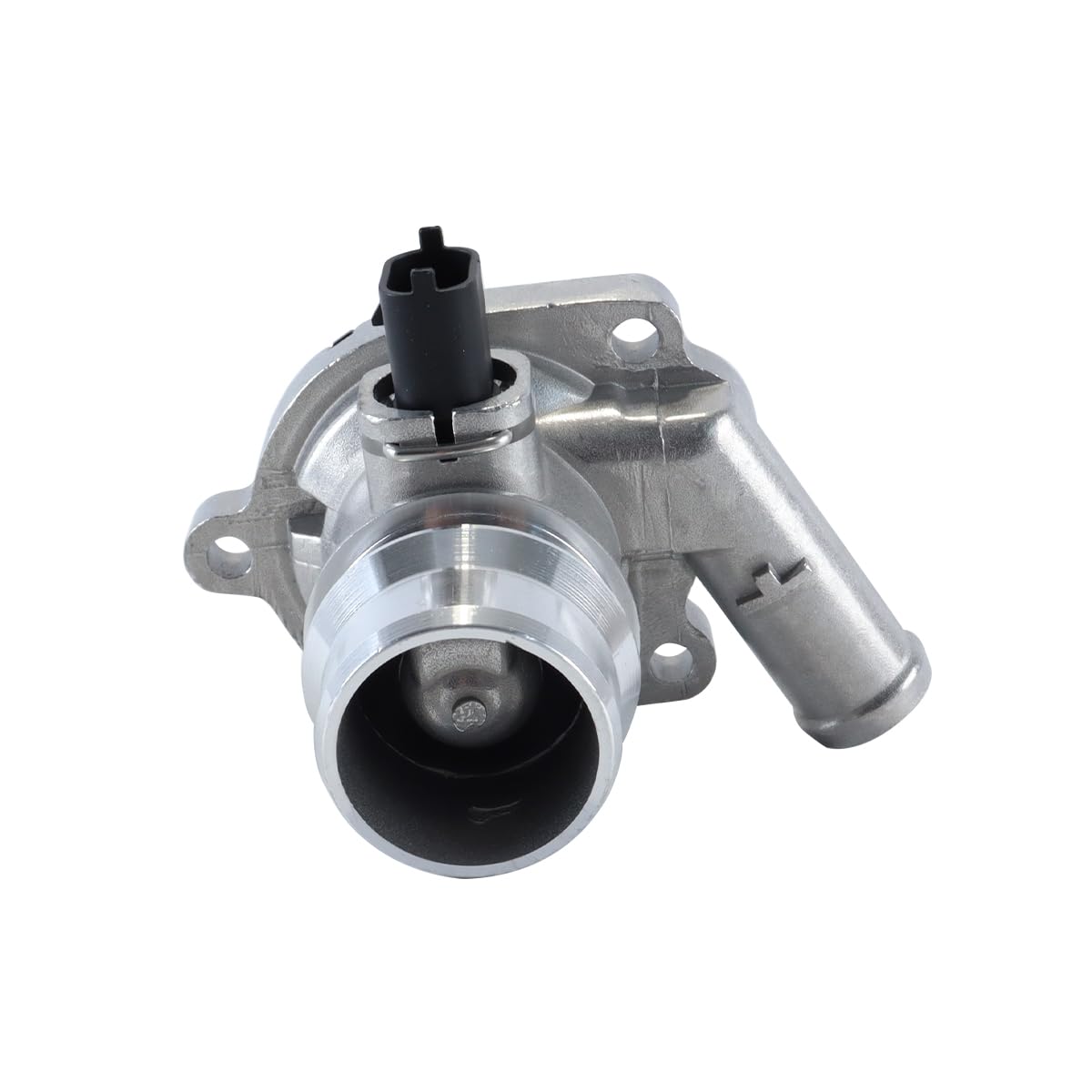 Alide Boîtier de thermostat moteur en aluminium, ensemble d'admission d'eau avec joint 25200455/55579010 pour Cruze Sonic/Encore