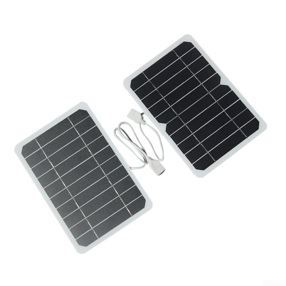 Il pannello solare da 5 V 10 W fornisce un'efficace potenza di uscita per la ricarica di vari dispositivi Caricabatterie solare portatile per esterni con uscita USB fornisce