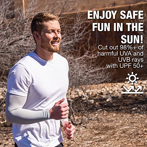 image for SportsTrail Cooling Arm Sleeves for Men & Women – Breathable, Moistu