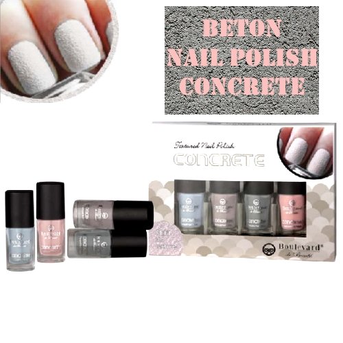 Set di calcestruzzo effetto smalto - Concrete Nail...