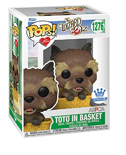 Sale Funko The Wizard Of Oz Toto In Basket Exclusive Pop Vinyl Figure 1276, Multicolor
