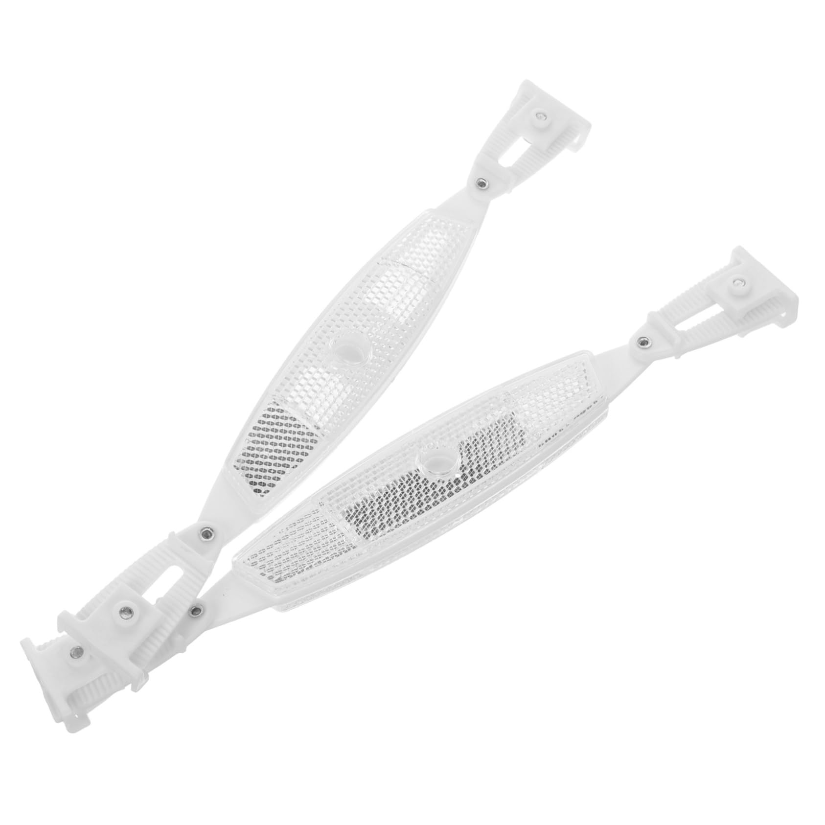 Sosoport Feuille Réfléchissante Scooter Réflecteur Frein Vélo Rayons Plastique D'ingénierie Silver