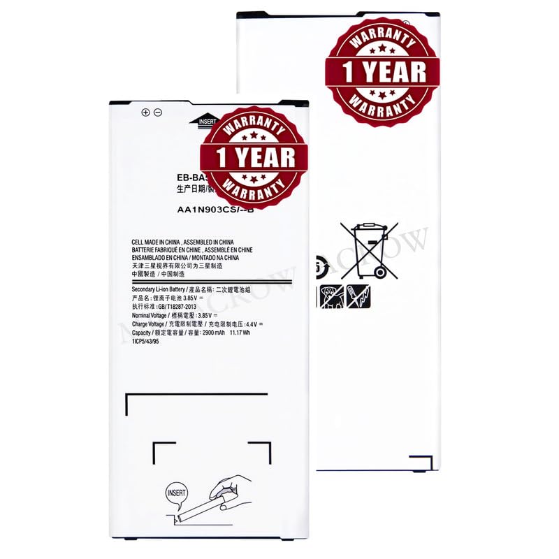 Image of Original EB-BA510ABE Battery Compatible for Samsung Galaxy A5 (2016) (SM-A510F) - (2900mAh) - 1 Year Warranty JK1