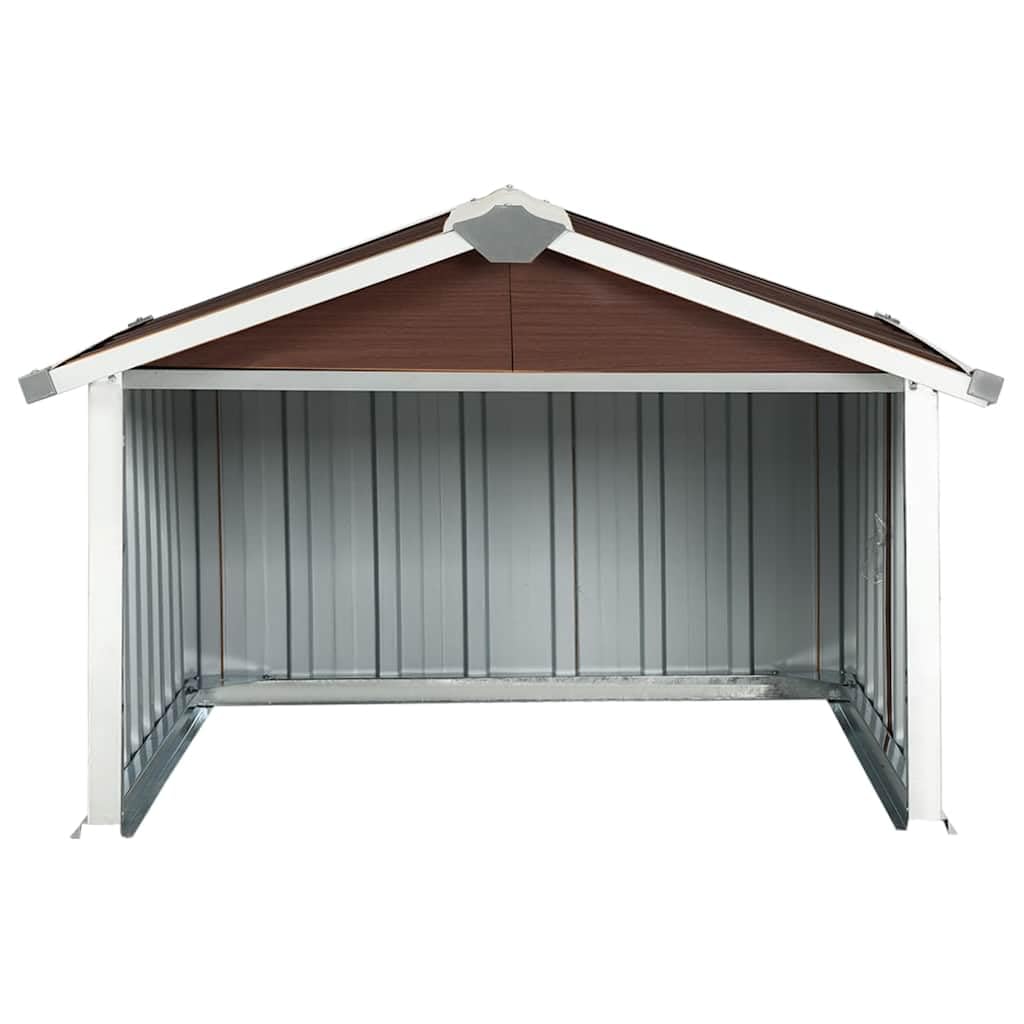 Genérico Cobertizo para cortacésped Acero galvanizado marrón 92x97x63 cm,Casa y jardín,Jardín,Artículos de Exterior,Estructuras de Exteriores,Cobertizos-150910