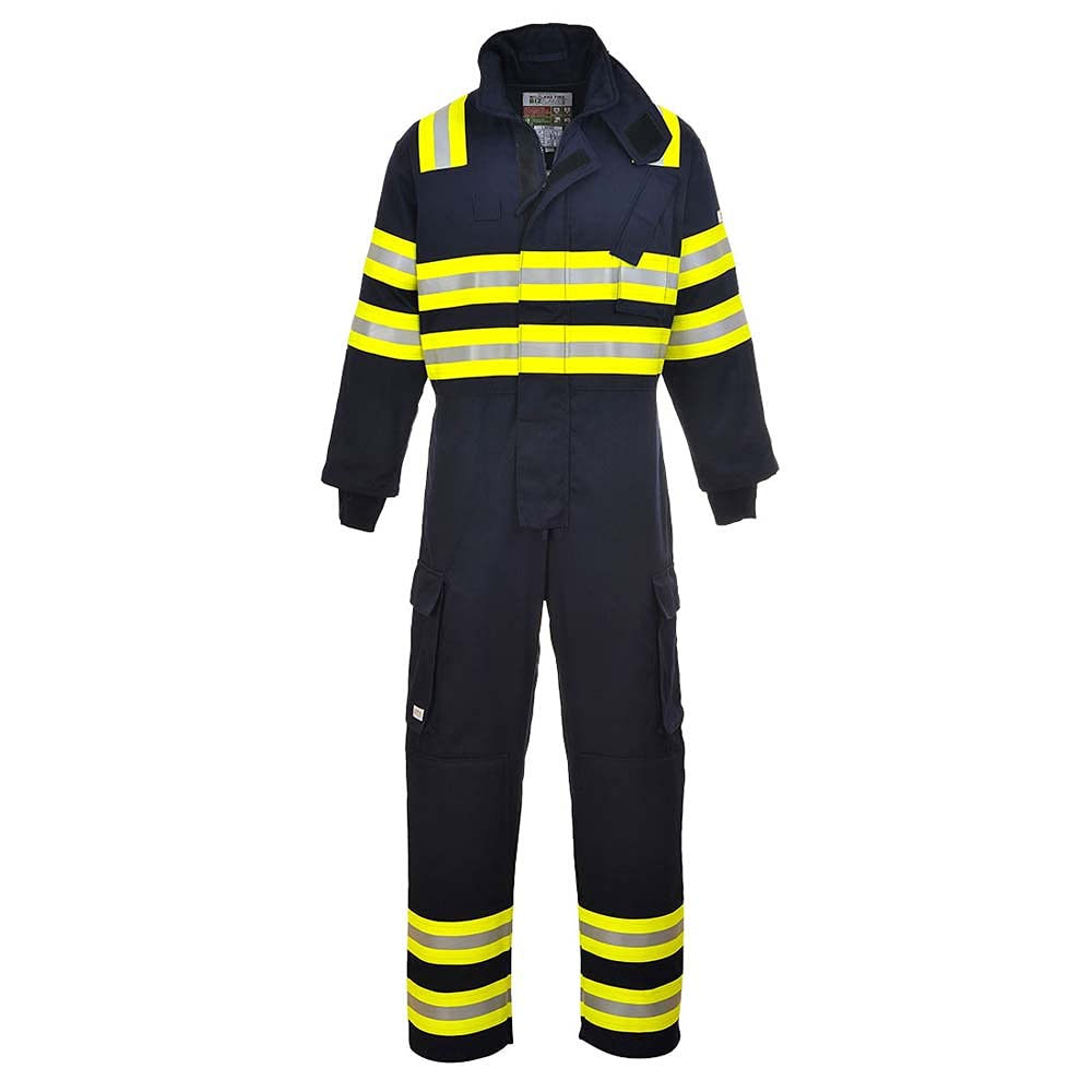 Portwest FR98 Tuta Incendi Boschivi, Taglia M, Navy