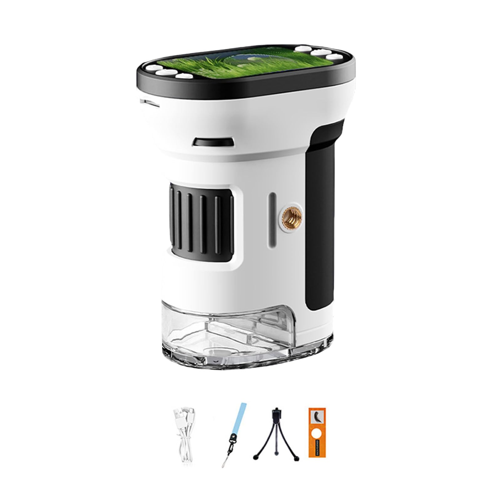 Kaeltsyn Light 1000X Kids Educational Digital Magnifier 2Inch Screen Camera Handheld Microscope With Integrated Led Digital Microscope For Kids
