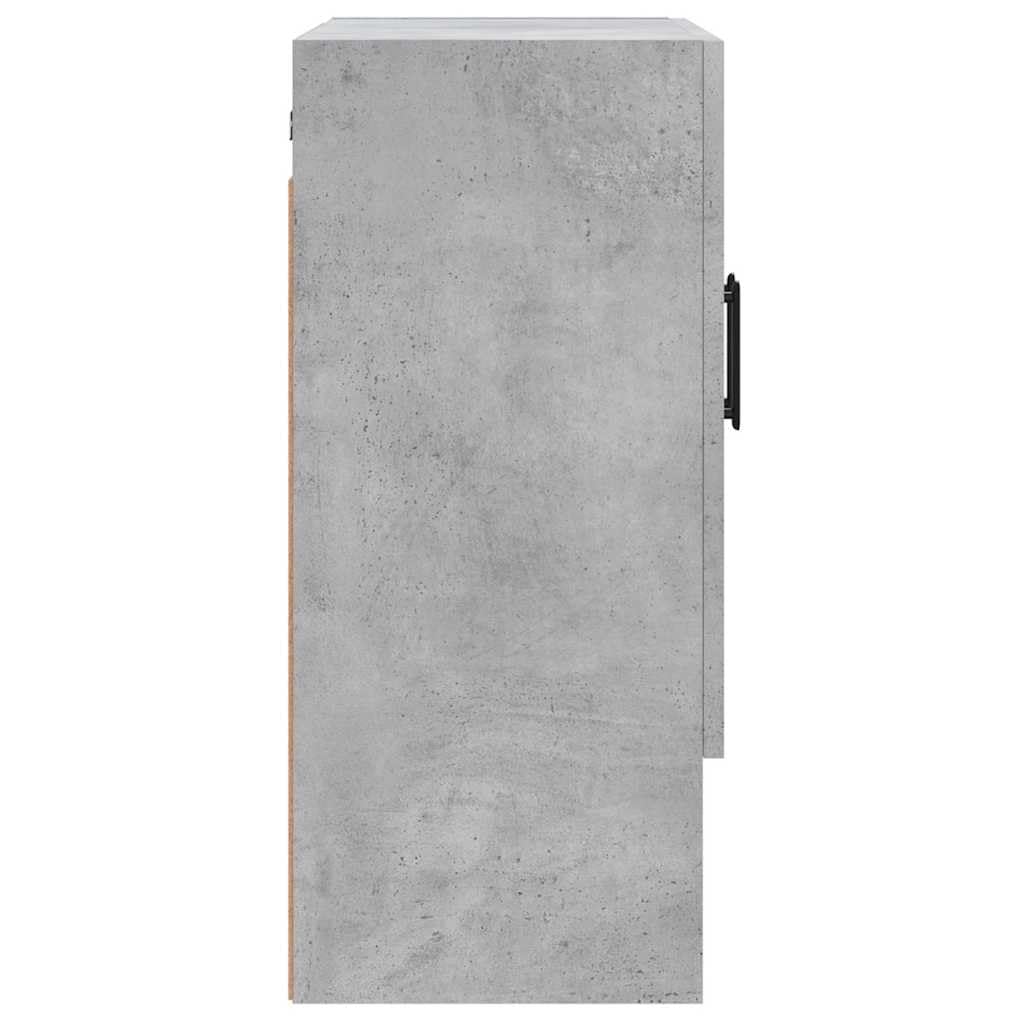 vidaXL Armoire Murale Gris béton 60x31x70 cm Bois d'ingénierie