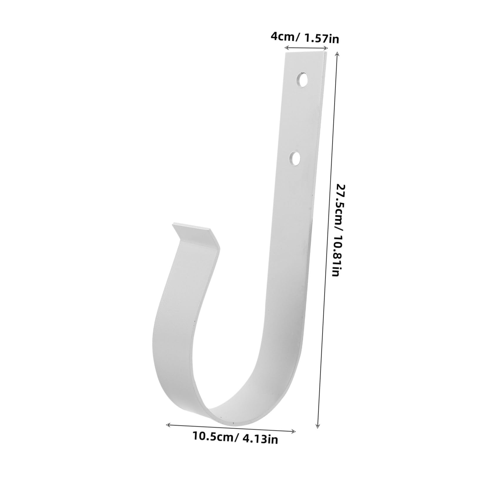 Abaodam Life Buoy Bracket Ring Bracket Mount Thickened Portable Hook Craftsman j Ring Buoy Bracket Pool Equipment Hooks Storage Fixed Hook Boat Hook Holders Iron Silver