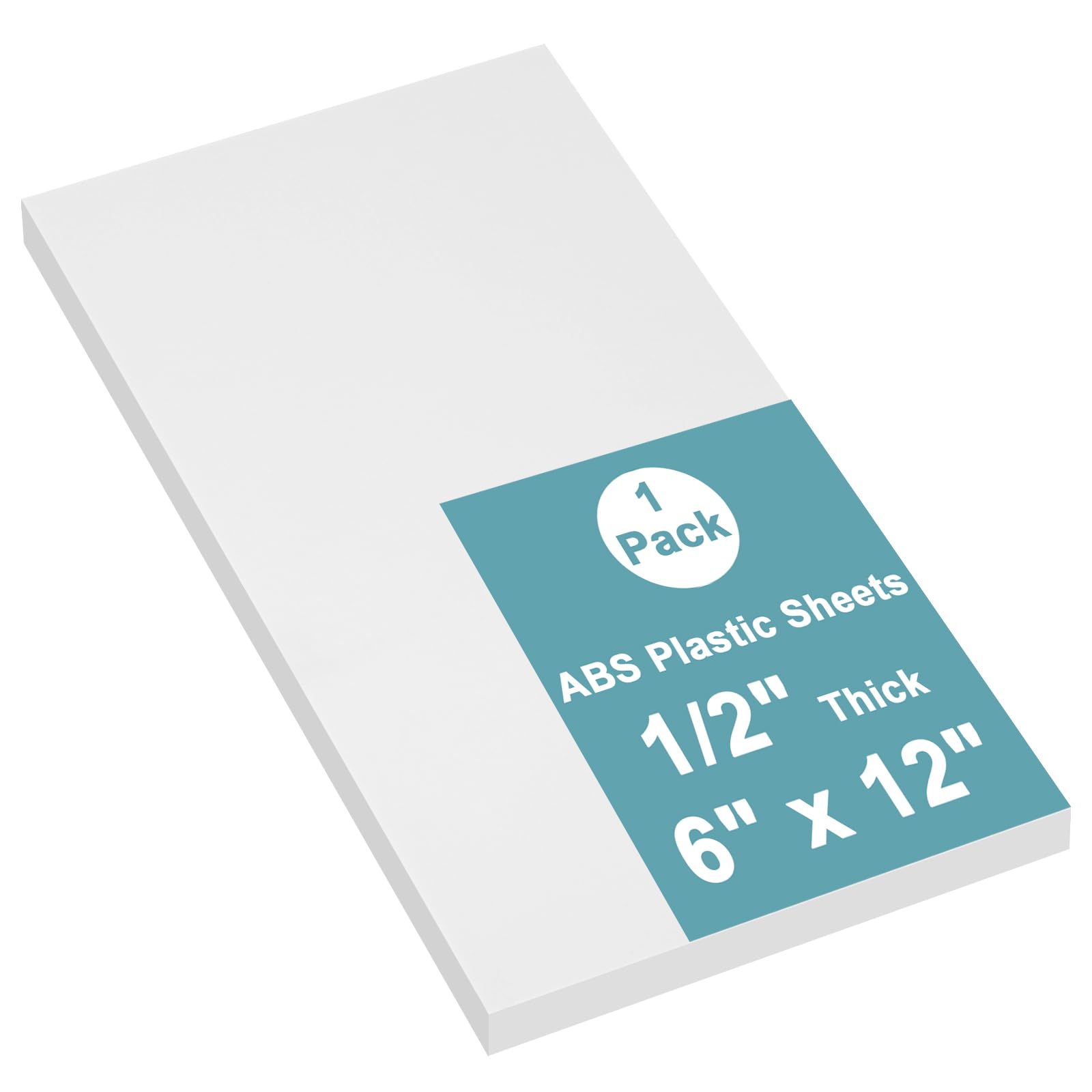White ABS Plastic Sheet - Durable & Moldable -17