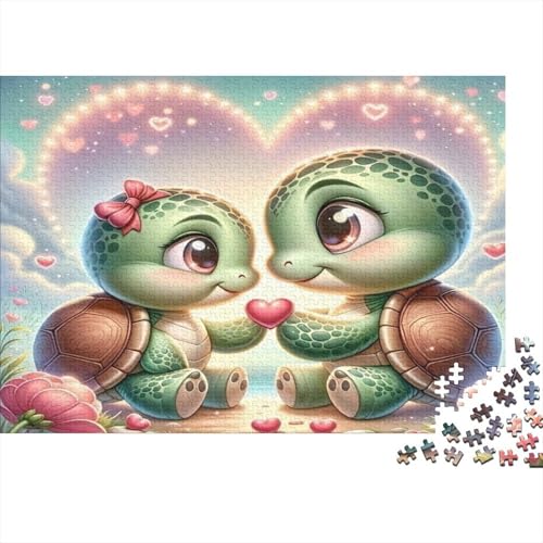 Puzzle de 1000 piezas de tortuga: decoración familiar y relax en casa