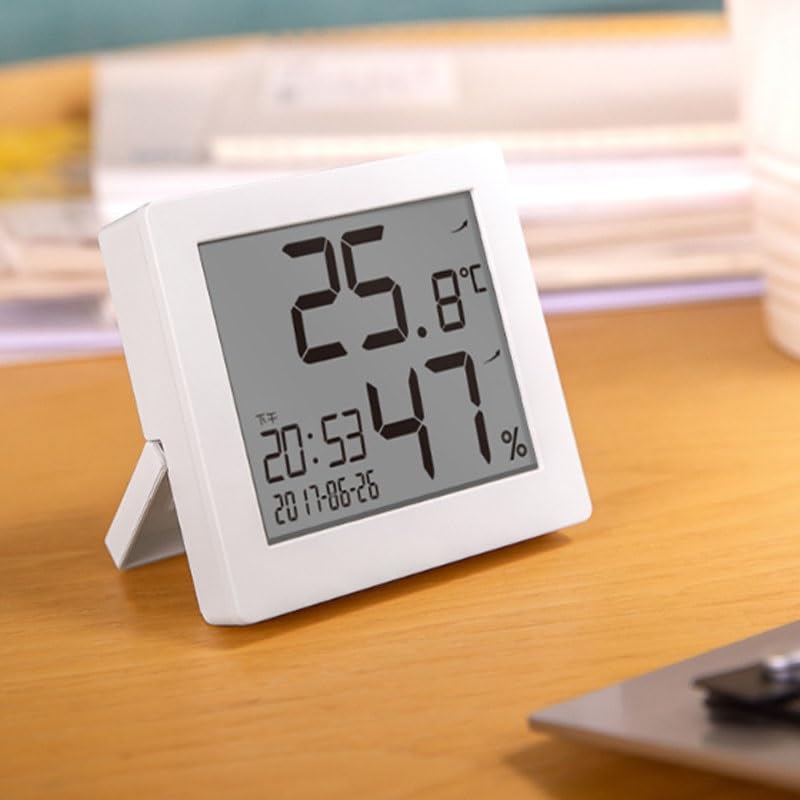 Temperature Humidity Meter Office Desktop Alarm Clock