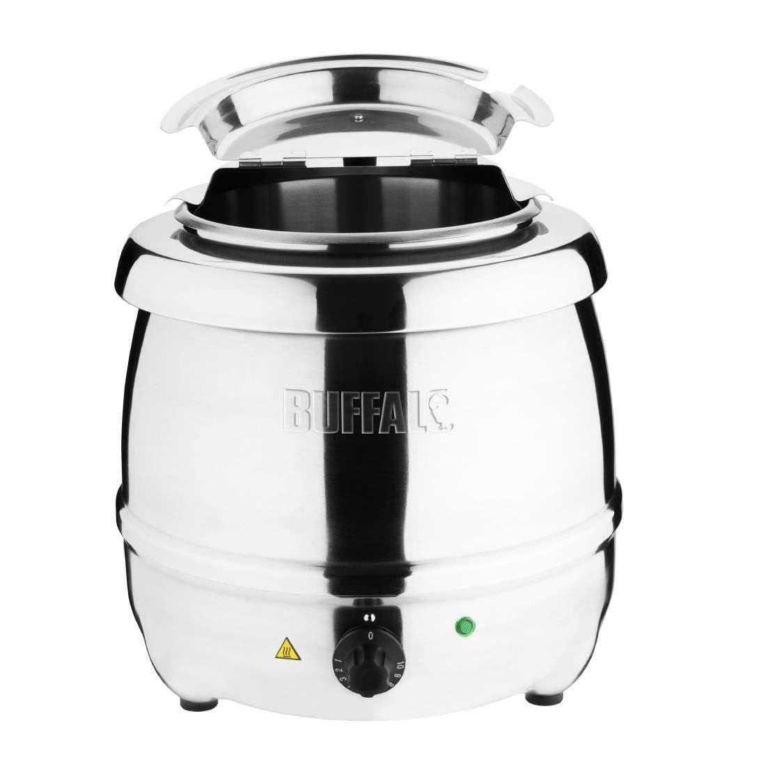 Buffalo Bouilloireà soupe en acier inoxydable 10 l 360 x 345 mm