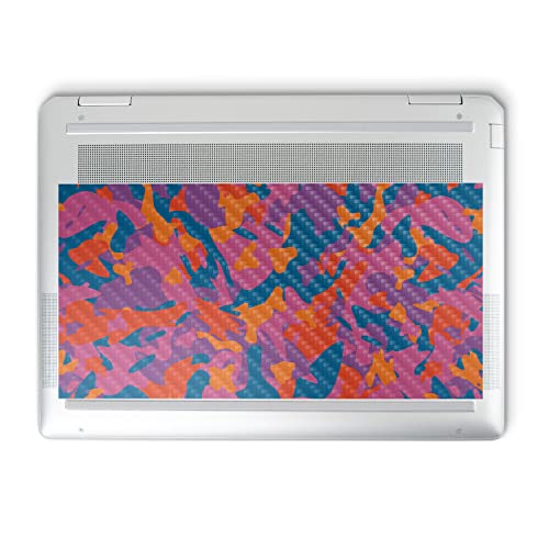 Image of MightySkins Carbon Fiber Skin Compatible with HP Spectre x360 14 inch (2022) Full Wrap Kit - Pop Camouflage | Protective Durable Textured Carbon Fiber Finish | Easy to Apply | Made in The USA