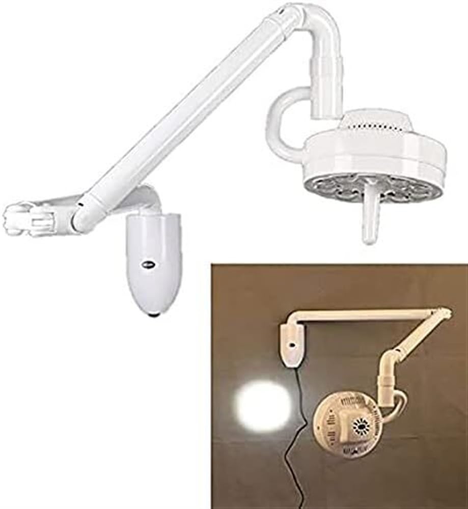 Lámpara de exploración LED dental médica colgante Lámpara de exploración médica de techo 30 W Lámpara de exploración quirúrgica for cirugía estética y plástica, clínicas dentales, otorrinolaringología