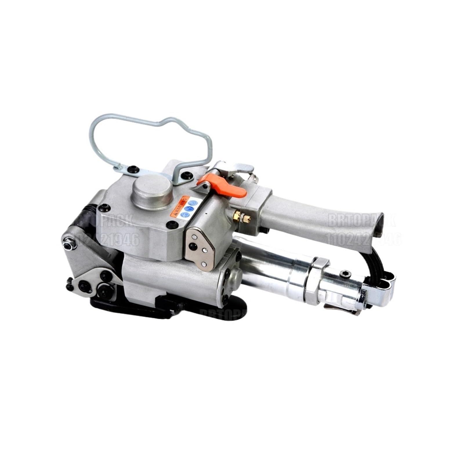 JVDDI AQD19 Portable Strapping Machine Hand Plastic Tool Tension Handheld Pneumatic Baler Banding Wrapping Packing(AQD-19 for 13-19mm)